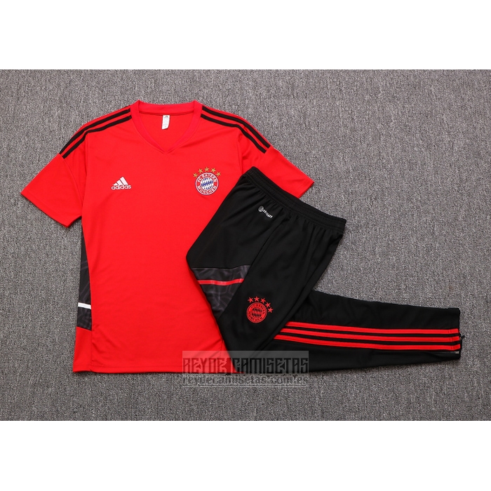 Chandal del Bayern Munich Manga Corta 2022-2023 Rojo